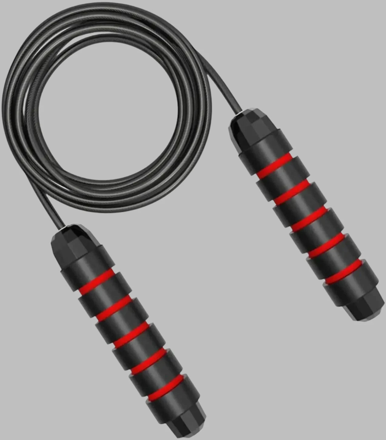 Adjustable Tangle-Free Speed Jump Rope with Foam